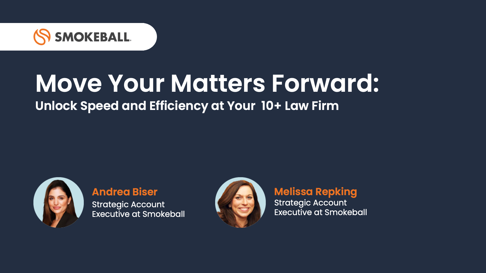 Move Your Matters Forward Session 1 Smokeball OnDemand inar